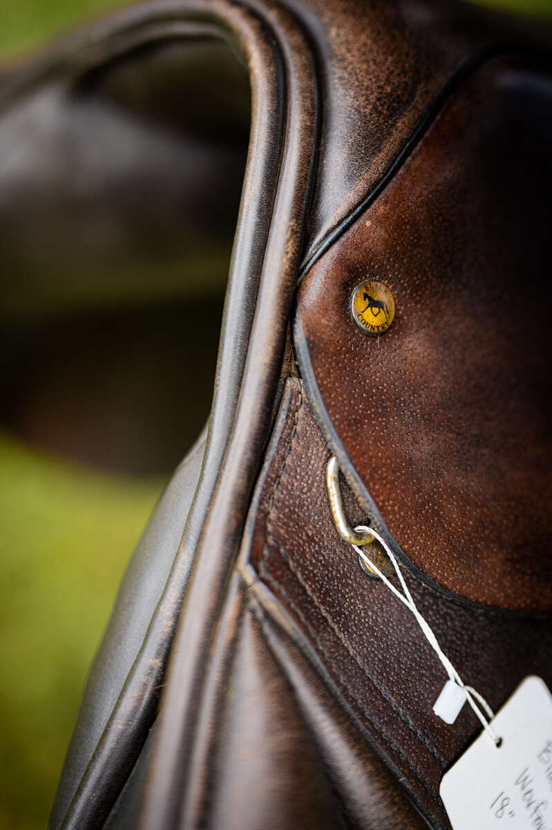 Close up of Black Country saddle