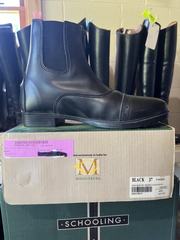 NEW Kids Middleburg Paddock Boots size 5-5.5