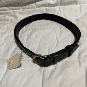 NEW Kids Black Leather Belt