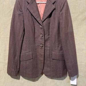 Kids Show Coat Brown Pinstripe