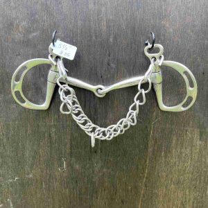 5.75" Kimberwick Snaffle Bit w/ chain