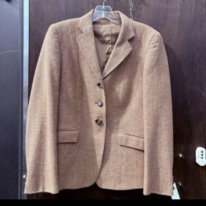 front of tweed coat