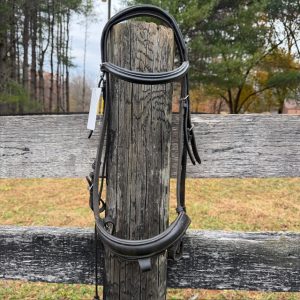 Black Raised Bridle with Flash Keeper