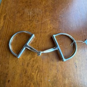 5.25" Toulouse D-Ring Snaffle Bit