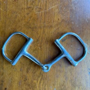 5" D-Ring Snaffle Bit