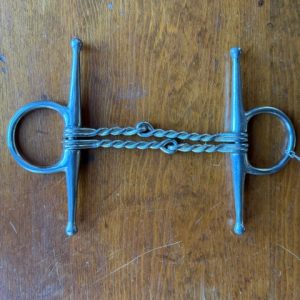 5" Double Twisted Wire Full Cheek Snaffle Bit