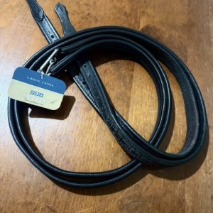 NEW 60" Black Stubben Stirrup Leathers