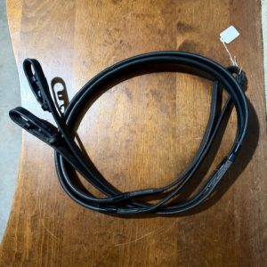Equus Black Rubber Reins