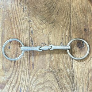 5.25" KK Loose Ring Snaffle w/ lozenge