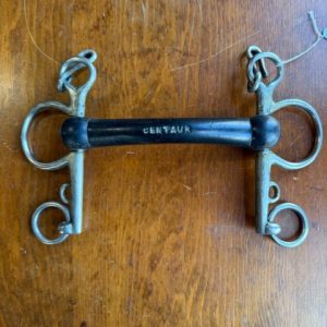 5.25" Rubber Mullen Mouth Pelham Bit