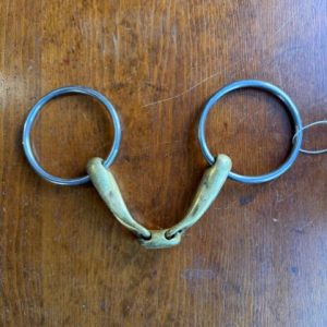 5.5" Neue Schule Turtle Top Flex Loose Ring Snaffle Bit