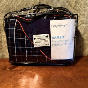NEW Rambo 81" Navy/Orange Haymarket Fleece Cooler