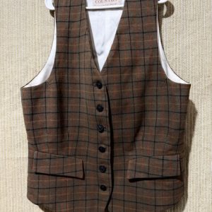 Child's Horse Country Tattersall Vest size 12R