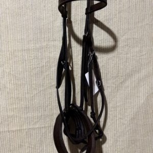Oversize Flat Hunt Bridle Padded Noseband
