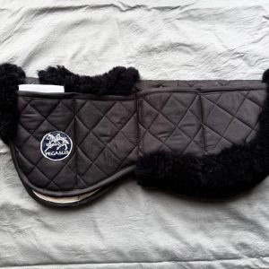 Pegasus Shimmable Half Pad with Sheepskin Trim