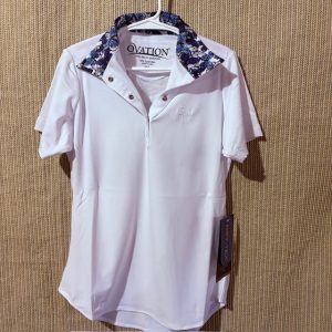 NEW Kids White Ovation Tech Show Shirt 8