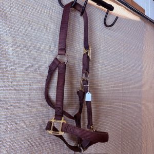 Weaver Brown Nylon Halter Horse