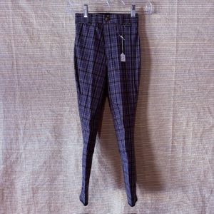 Kids Eqituff Blue Plaid Breeches size 6