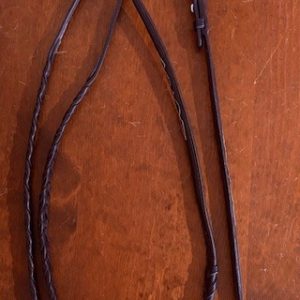 NEW Pessoa Fancy Stitch Laced Reins Pony/Cob 5/8"