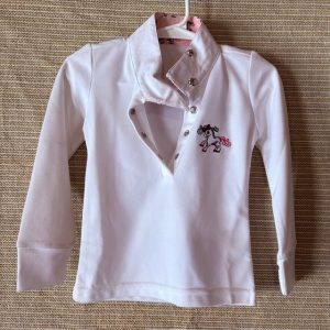 New Kids Belle & Bow White with Ponies SunShirt 12 Mo