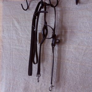 Black Side Reins w/ donut