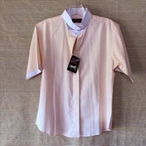 NEW Ladies RH Collection Short Sleeve Peach Show Shirt size 38