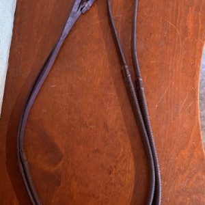 Equus Rubber Reins Brown 3/4" 54"