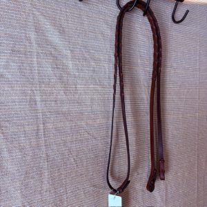 Laced Oakbark Leather Reins 54''