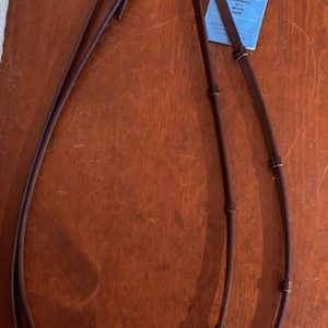 NEW Courbette Flat w/stops Reins 5/8" 54"