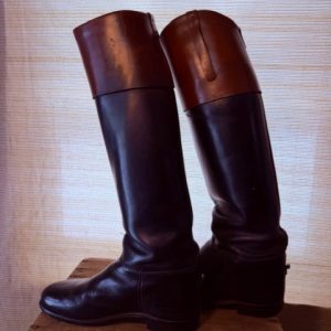 Men's Dehners Black Dress Boots w/tops 12