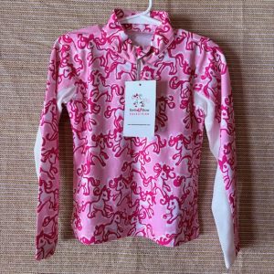 Kids Belle & Bow Pink Pony Sun Shirt 2Yrs