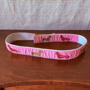 Style-Wise.com Belt Medium Pink with Dachshunds