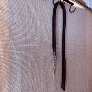 Black Padded Stirrup Leathers 56"