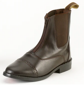 NEW Equistar Paddock Boots kids sz 11 brown