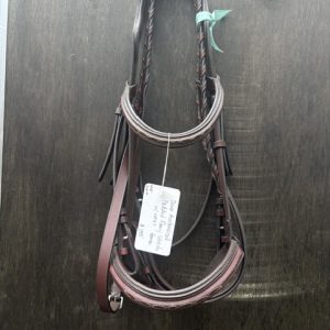 Dover Anatomical Padded Fancy Stitch Bridle w/Reins Horse sz