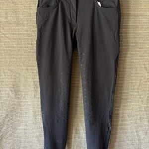 Ladies Ovation Full Seat Silicone Gray Breeches 28