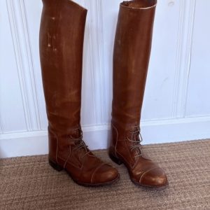 Ladies Dehner Brown Field Boots 6-7