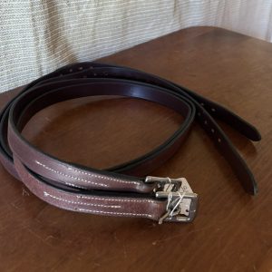 54" Brown Stirrup Leathers