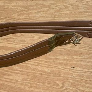 56" Brown Leather Girth